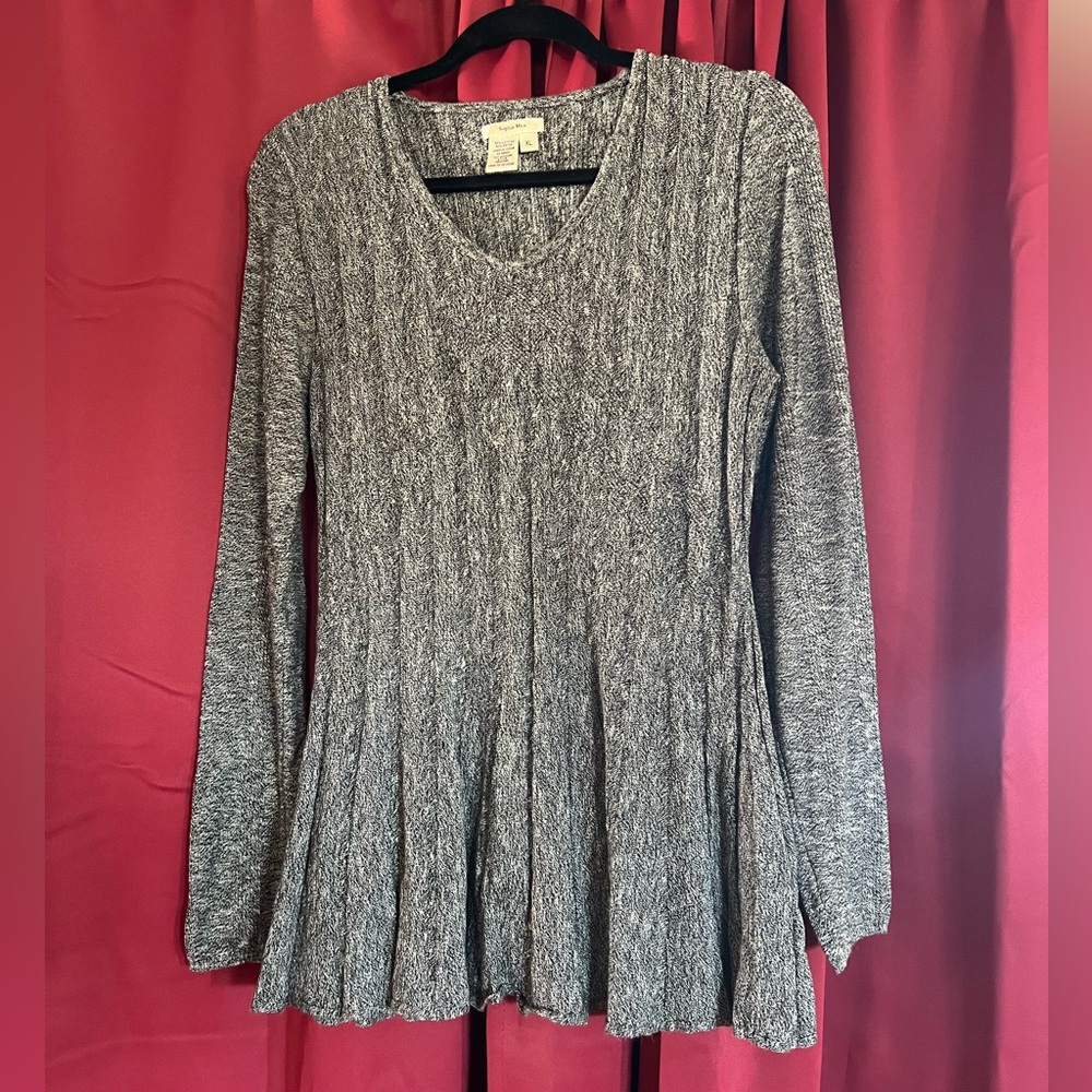 Sophie Max Charcoal Long Sleeve Top